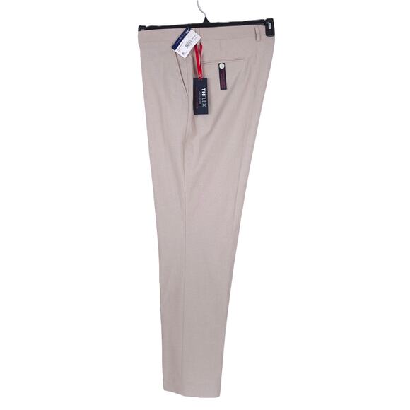 Tommy Hilfiger Men's Modern-Fit Stretch Chambray 2-Piece Suit Tan 46L 40x32 NWT - Picture 11 of 13